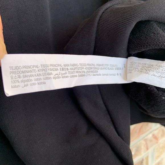 Zara Men’s Color Block Sweater Black White Yellow Small - Picture 4 of 6